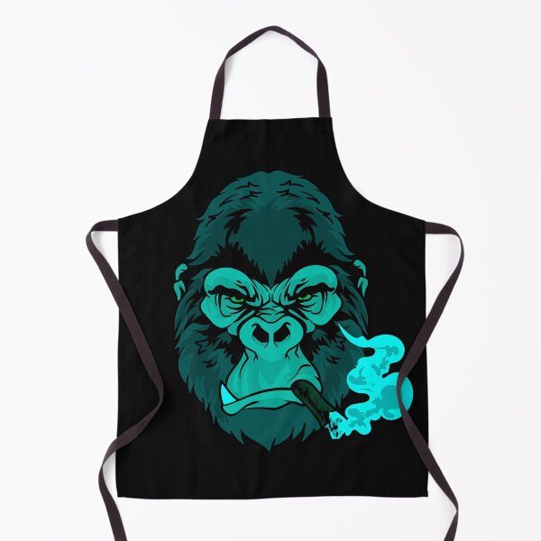 Item preview, Light blue Gorilla Smoking a cigar designed and sold by Click-Like.