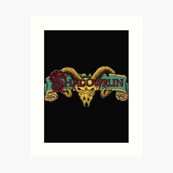 Shadowrun Logo Essential Art Print