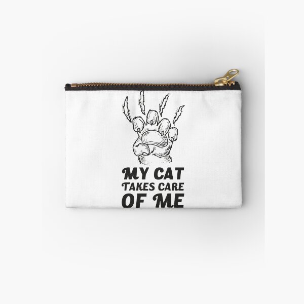 Item preview, My cat takes care of me cool design designed and sold by Bilel ★★★★★.