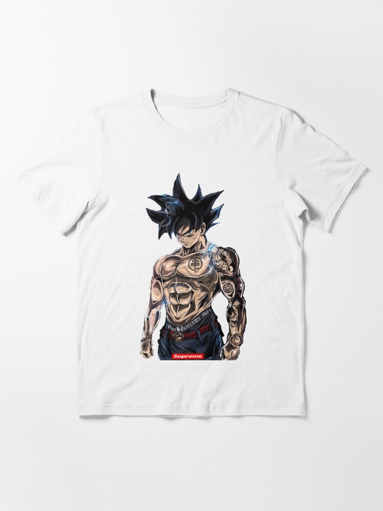Goku ultra instinct hustle Essential T-Shirt for Sale by fitainment