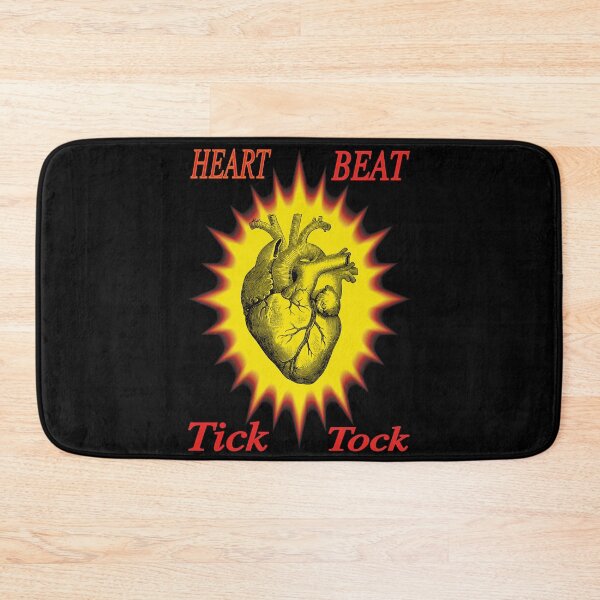 Item preview, Heart Beat Tick Tock Keep on Ticking Love Living Life Clock designed and sold by stuartsemporium.