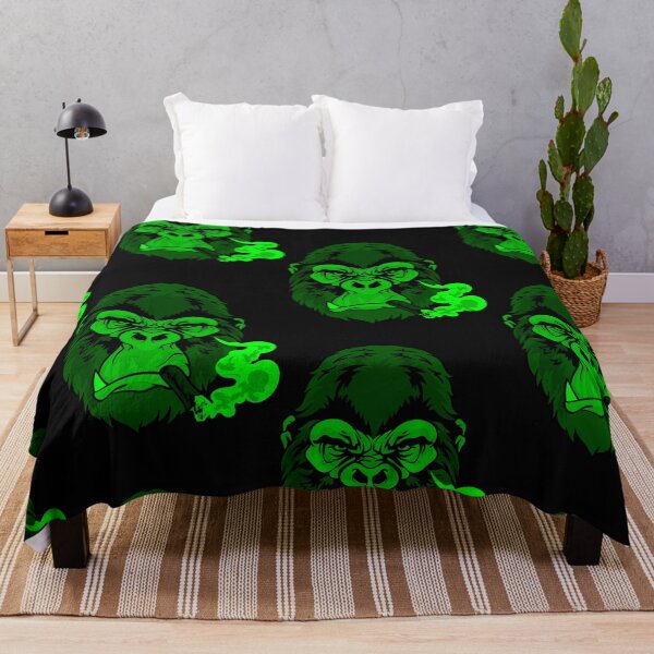 Item preview, Green Gorilla Smoking a cigar designed and sold by Click-Like.