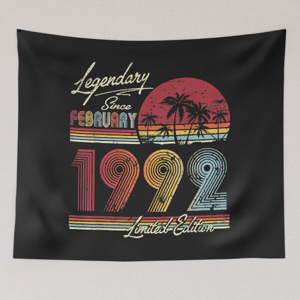 Item preview, Legends Were Born In February 1992 30th Year Old Birthday designed and sold by romanl3.