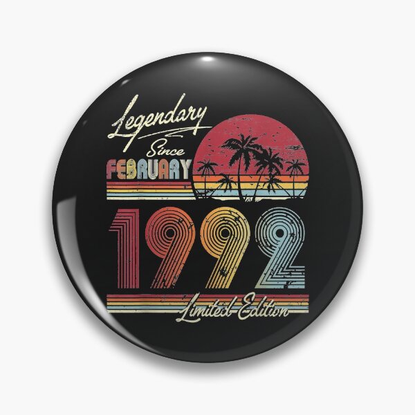Item preview, Legends Were Born In February 1992 30th Year Old Birthday designed and sold by romanl3.