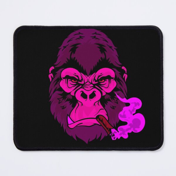 Item preview, Pink Gorilla Smoking a cigar designed and sold by Click-Like.