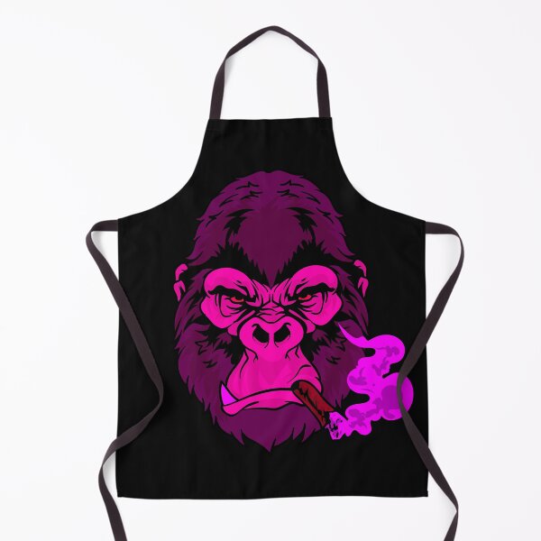 Item preview, Pink Gorilla Smoking a cigar designed and sold by Click-Like.