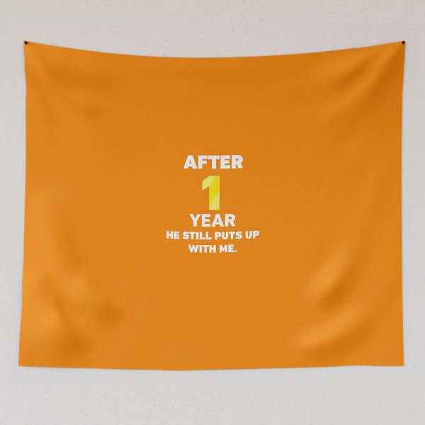 Item preview, After 1 Years He Still Puts Up With Me. designed and sold by AlwaysAwesome.