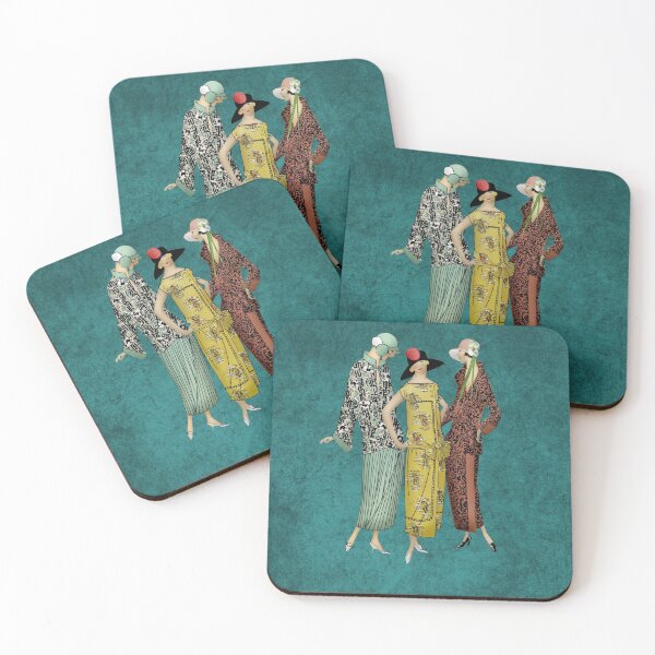 Item preview, 1920's elegant ladies standing and chatting designed and sold by Areashor.