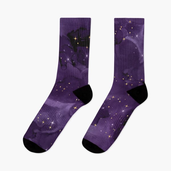 Artikelvorschau, Aquarell Fantasy Galaxy mit Sternen entworfen und verkauft von MagicalTexture.
