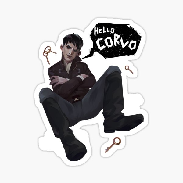 Hello, Corvo Sticker