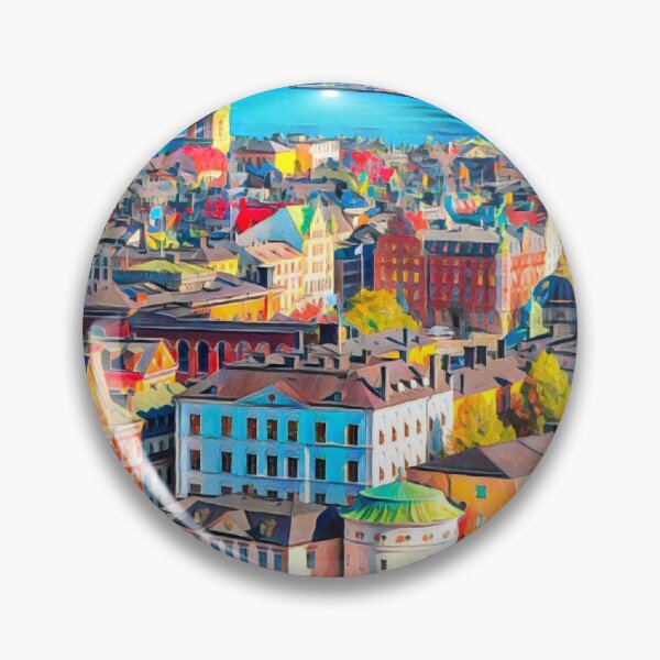 Item preview, Stockholm Skyline designed and sold by Sofia-Draws.