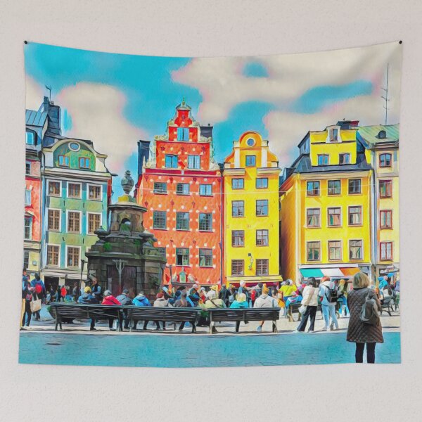 Item preview, Stortorget Stockholm designed and sold by Sofia-Draws.
