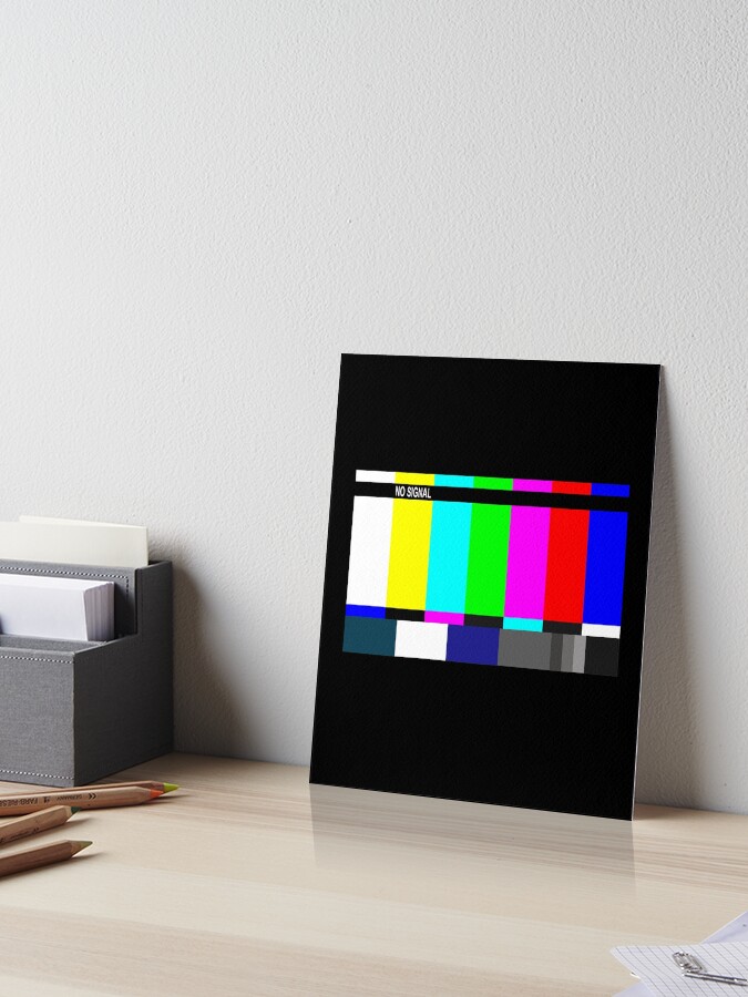 No Signal Television Screen Color Bars Test Pattern T-Shirt No Signal Television Screen Color Bars Test Pattern T-Shirt
