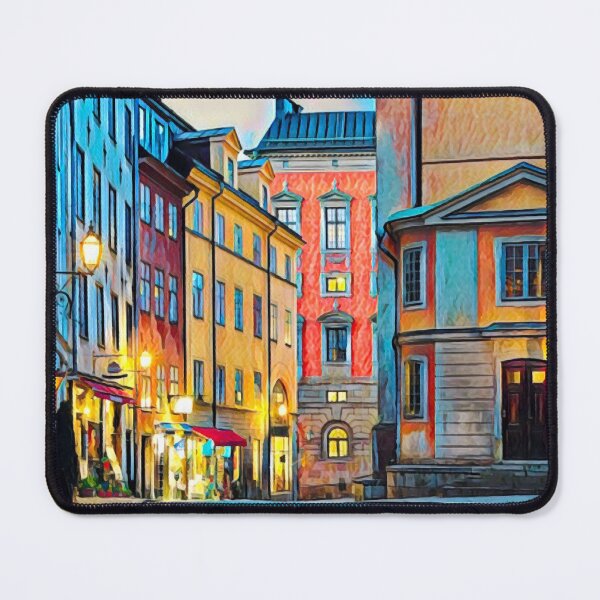 Item preview, Calles de Estocolmo Suecia designed and sold by Sofia-Draws.