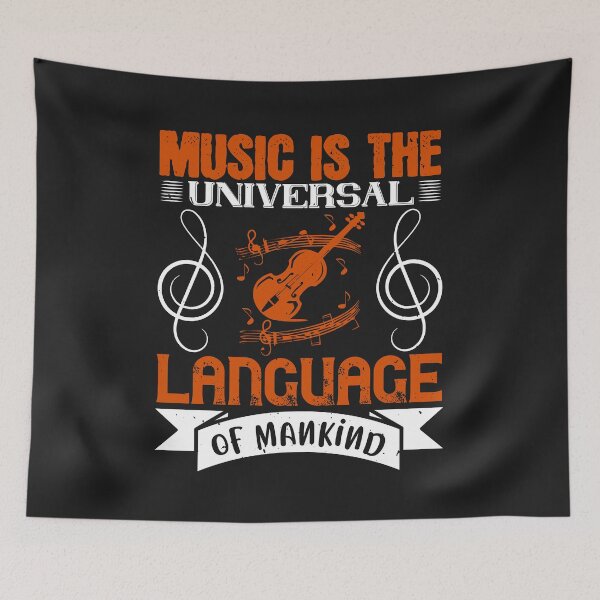 Item preview, Music is the universal language of mankind designed and sold by romanl3.