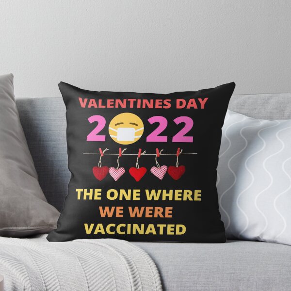 Item preview, 2022 Covid Vaccine Valentine's Day The One Where We Were Vaccinated designed and sold by BhavyaBathla.