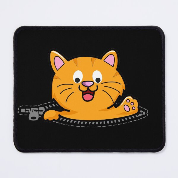 Item preview, Cat Out of Zippered Kangaroo Pocket designed and sold by ReadytoWork.
