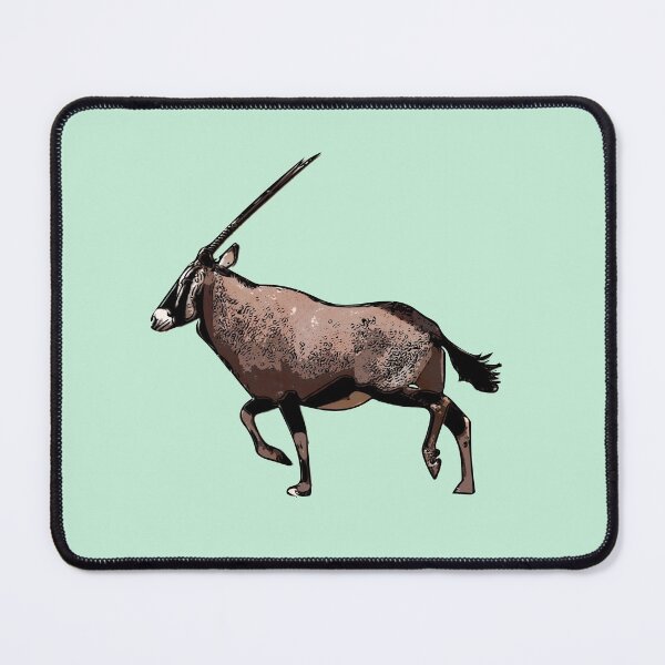 Item preview, Gemsbok (South African Oryx) Black Alternate Design designed and sold by designsasstultd.