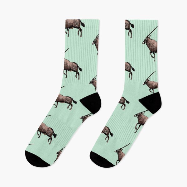 Item preview, Gemsbok (South African Oryx) Black Alternate Design designed and sold by designsasstultd.