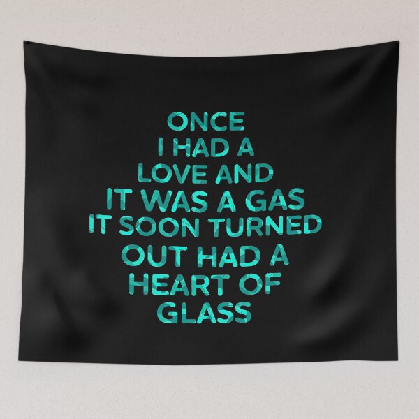 Item preview, Miley Cyrus Heart Of Glass Lyrics, Miley Cyrus designed and sold by graphic-genie.