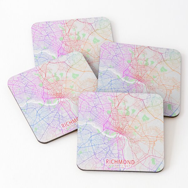 Item preview, Richmond City Map of Virginia, USA - Colorful designed and sold by deMAP.