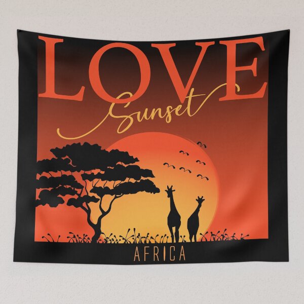 Item preview, Love Sunset Africa designed and sold by Polyxz.