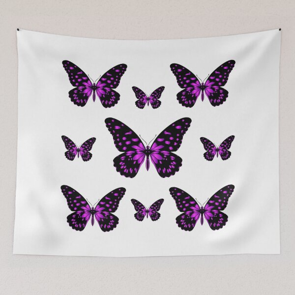 Aperçu de l'œuvre Papillon Chalkhill violet créée et vendue par Burnout (⌣_⌣).