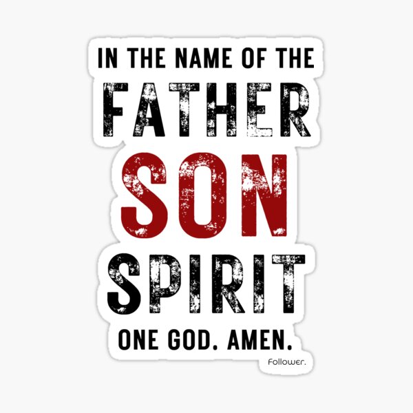 Item preview, Father, Son, Spirit (Light) designed and sold by BravenWild.