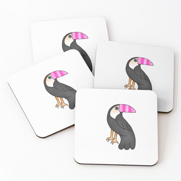 Item preview, transfem pride toucan designed and sold by EmoGayWorm.