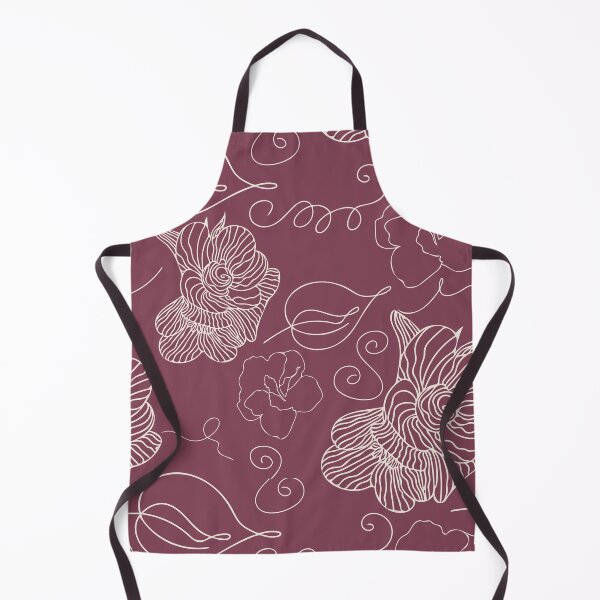 Item preview, Linear pattern flowers, doodle designed and sold by AneissPiaf.
