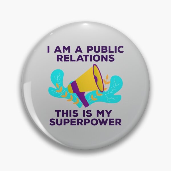 Item preview, I am a public relations this is my superpower, dark text, manager, officer, specialist, public relations job skills, humor, joke, meme designed and sold by SGS-.