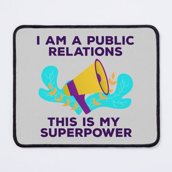 Item preview, I am a public relations this is my superpower, dark text, manager, officer, specialist, public relations job skills, humor, joke, meme designed and sold by SGS-.
