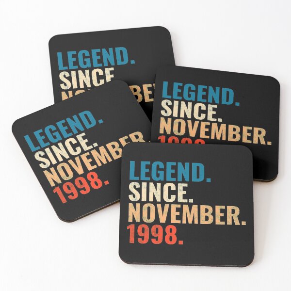 Item preview, Legend Since November 1998 Retro Vintage designed and sold by Teelogic.