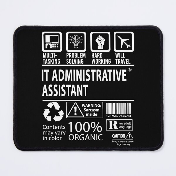 Item preview, It Administrative Assistant T Shirt - MultiTasking Certified Job Gift Item Tee designed and sold by sabinacsnm.