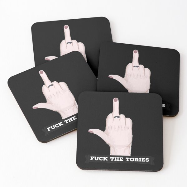 Item preview, Fuck the tories                  designed and sold by IndieFoxandMoo.