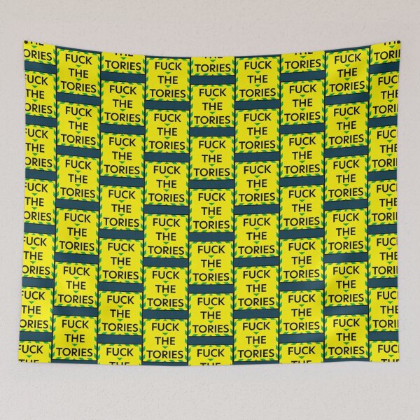 Item preview, Fuck the tories                 designed and sold by IndieFoxandMoo.