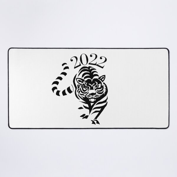 Item preview, 2022 Chinese Year of the Tiger. Black and white tiger designed and sold by Teddybear-2021.