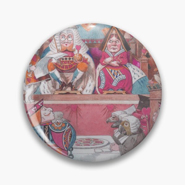 Item preview, Alice in Wonderland King and Queen control the cakes, nice illustration with fun fantasy characters designed and sold by Mauswohn.