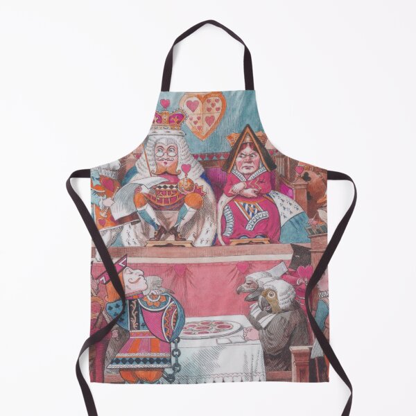 Item preview, Alice in Wonderland King and Queen control the cakes, nice illustration with fun fantasy characters designed and sold by Mauswohn.