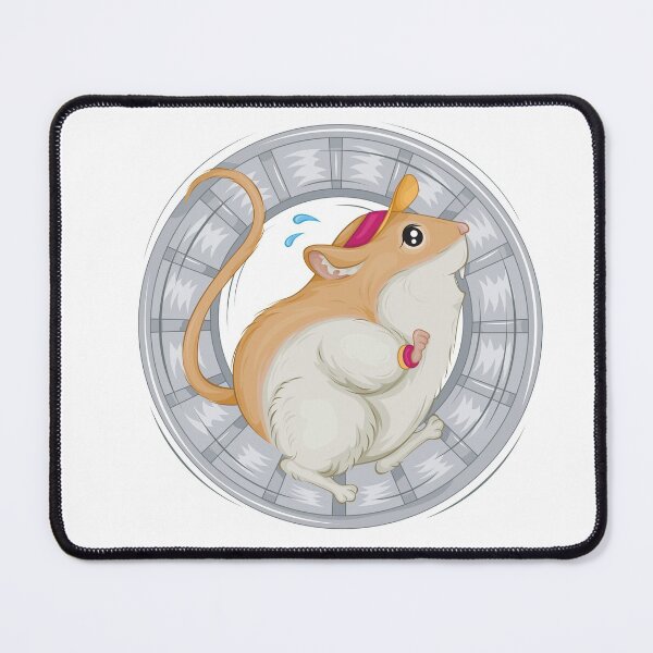 Item preview, Funny Hamster in a Wheel designed and sold by fouadik.