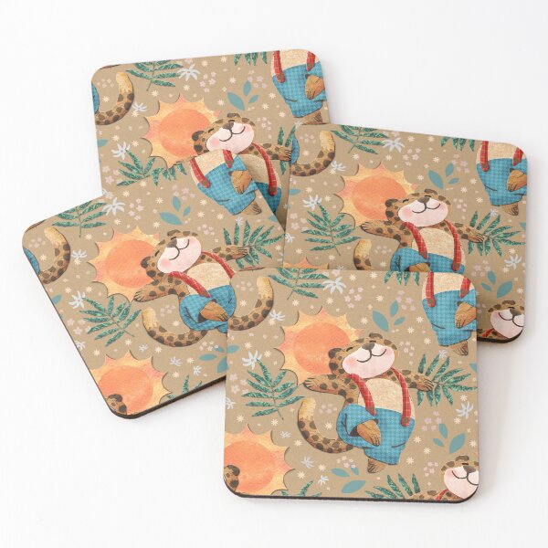 Item preview, Leaping Leopards designed and sold by Veata.
