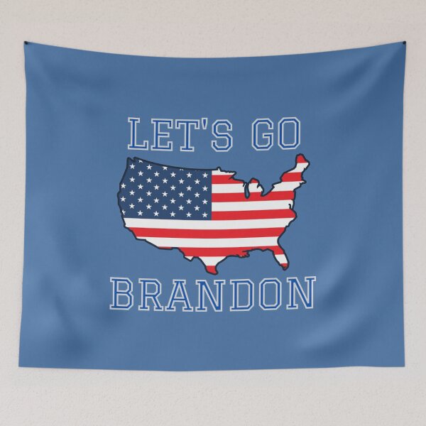 Item preview, Lets Go Brandon With American Flag United States   designed and sold by TheShirtsBar.