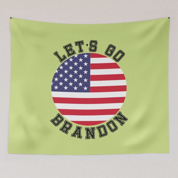 Item preview,  Let's Go Brandon FJB Funny Biden America flag  designed and sold by Exoticd3sign.