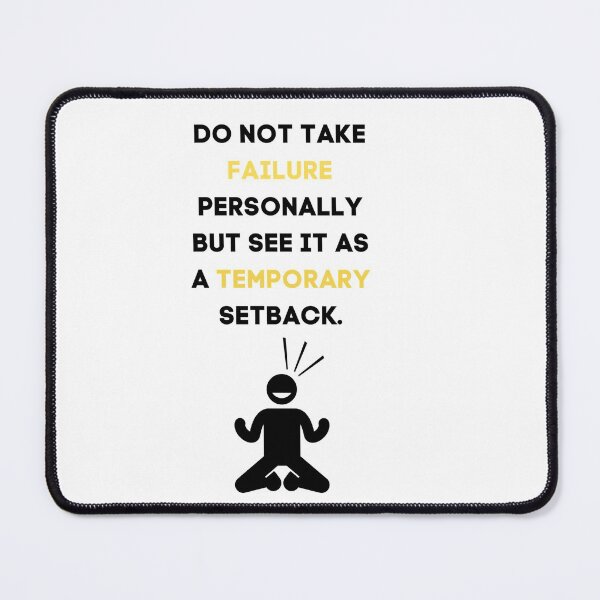 Item preview, Don't Take Failure Personally - Fear Of Failure designed and sold by WowAllinOne.