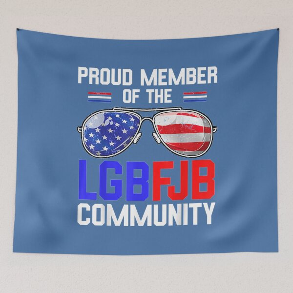 Item preview, Proud member of the LGBFJB Community American Flag   designed and sold by TheShirtsBar.