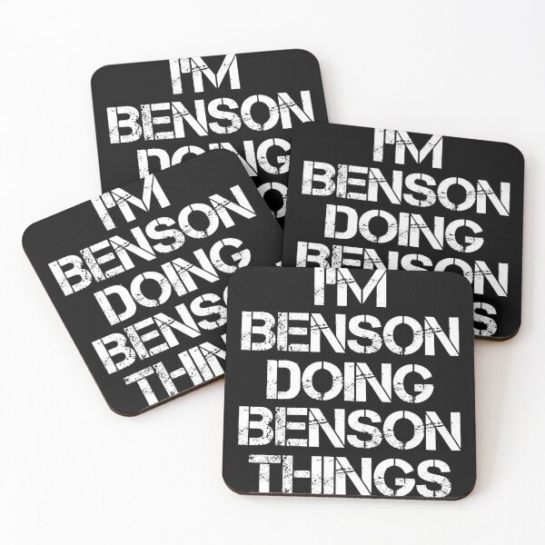 Artikelvorschau, Benson Name T Shirt - Ich bin Benson Doing Benson Things Name Gift Item Tee entworfen und verkauft von chezeva.
