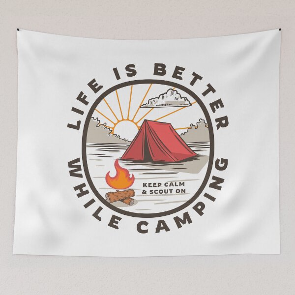 Item preview, Life is Better While Camping designed and sold by dkmfirecracker.