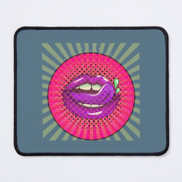 Item preview, Copy of Rainbow Kisses Neon Design for lovers of rainbows, sexy lips, rainbow lip patterns designed and sold by haRexia.