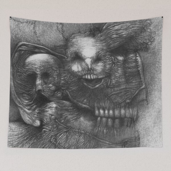 Item preview, Untitled (Schizophrenia) by Zdzislaw Beksinski designed and sold by ReimagineStore.