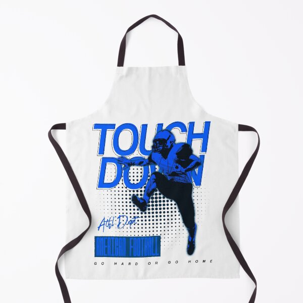 Item preview, TOUCHDOWN - Football Player Leaps into End Zone - American Football designed and sold by FootballNerds.